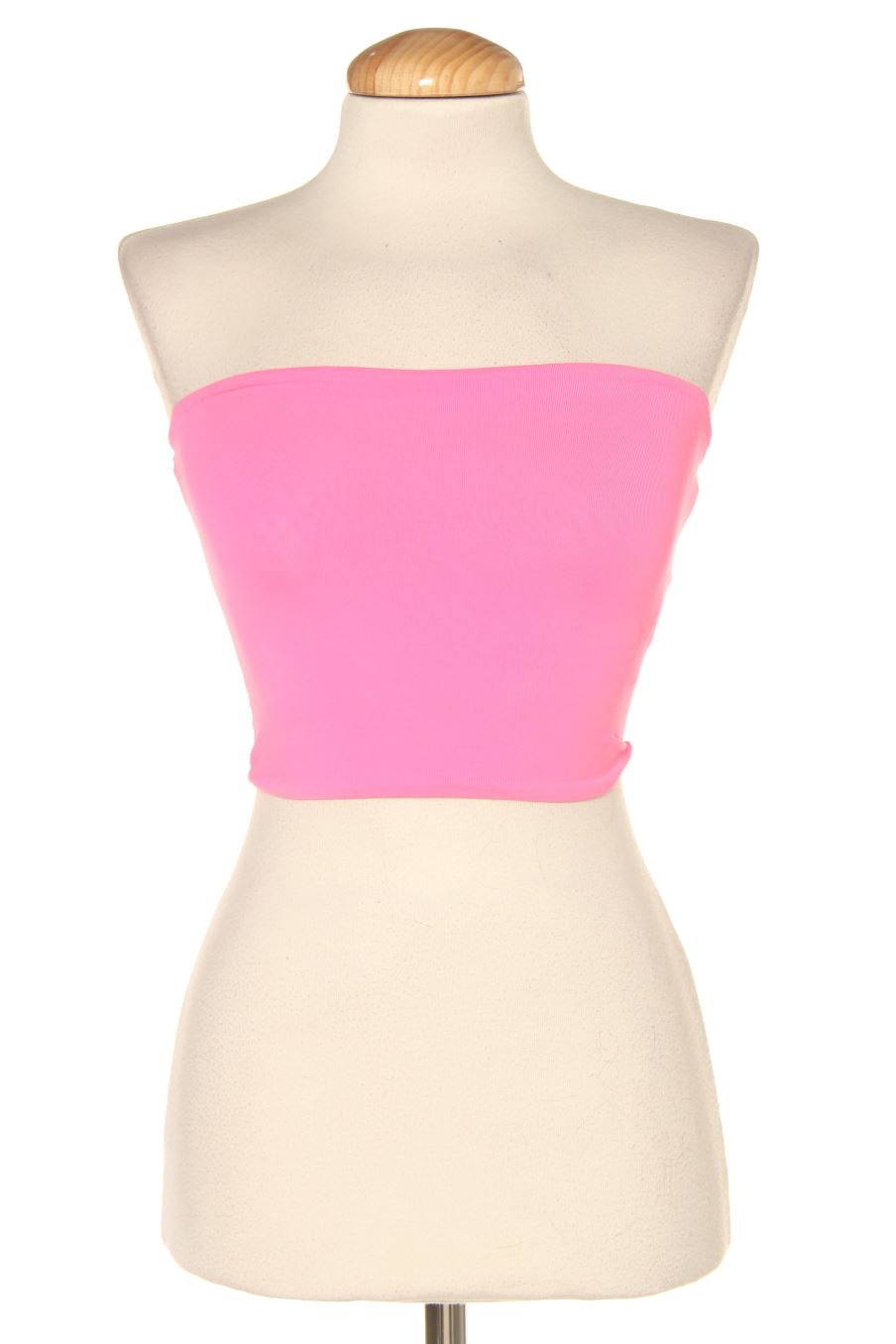 Top de Bershka de la talla XS, de color rosa