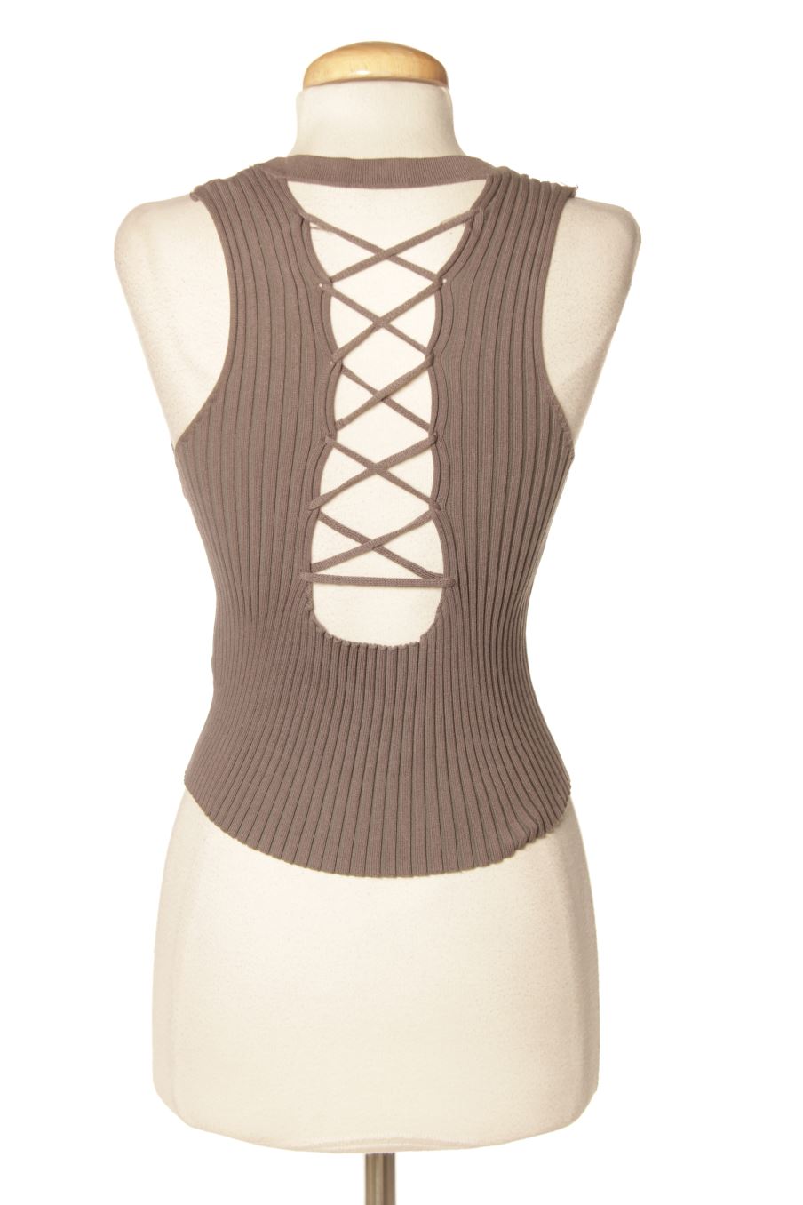Top de Jean Louis Francois de la talla S, de color gris