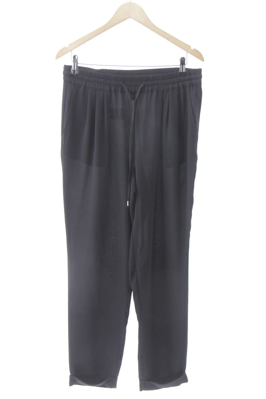 Pantalón Casual de Zara de la talla M, de color negro