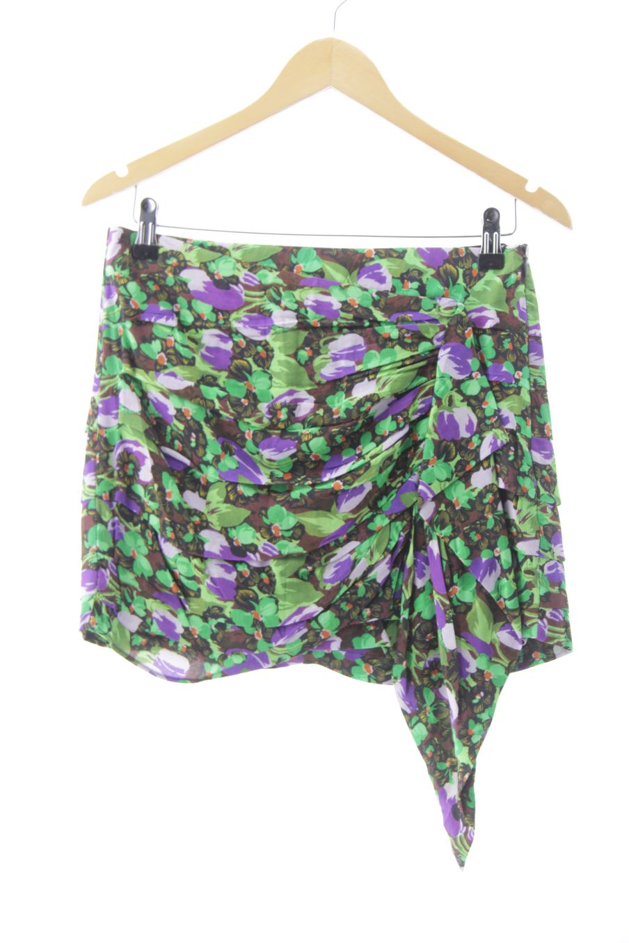 Falda de Zara de la talla M, de color estampado