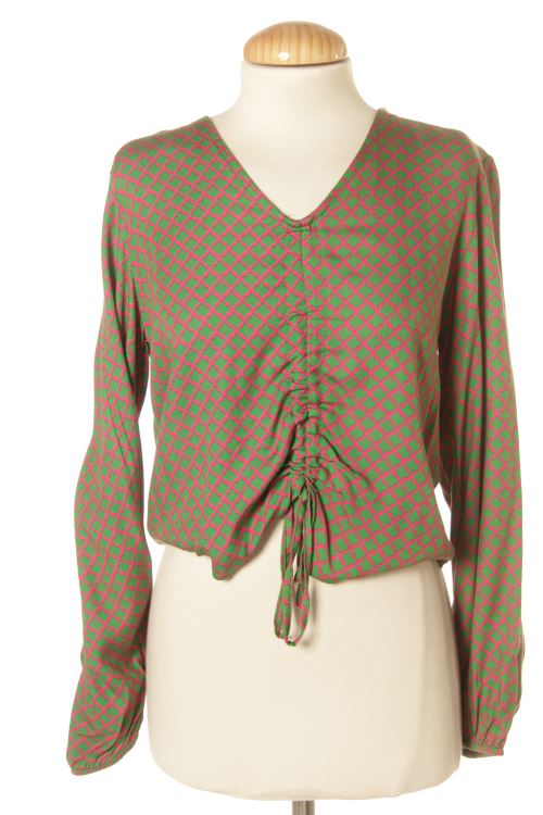 Blusa a maniche lunghe