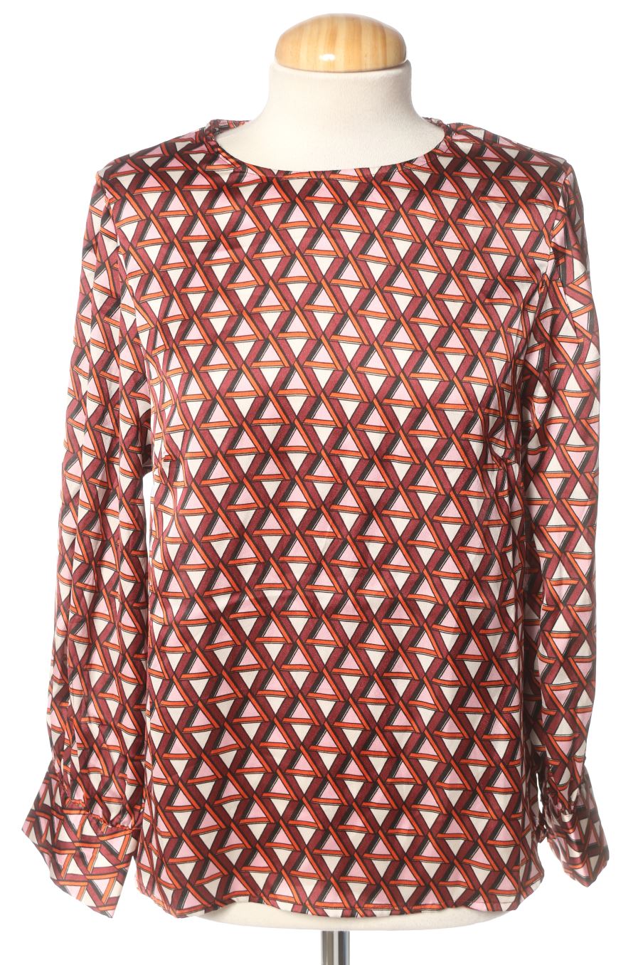 Blusa de manga larga de Sfera de la talla S, de color cuadros