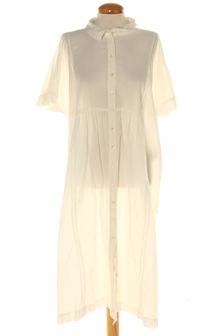 Robe casual Vero moda de la taille XL, de couleur blanc