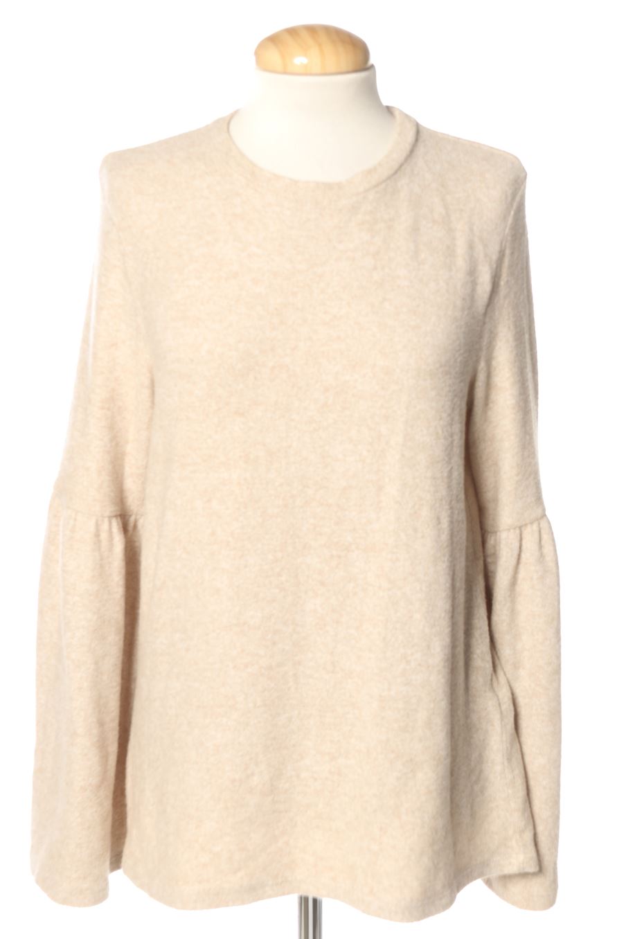 Pull ZARA TRAFALUC de la taille S, de couleur beige