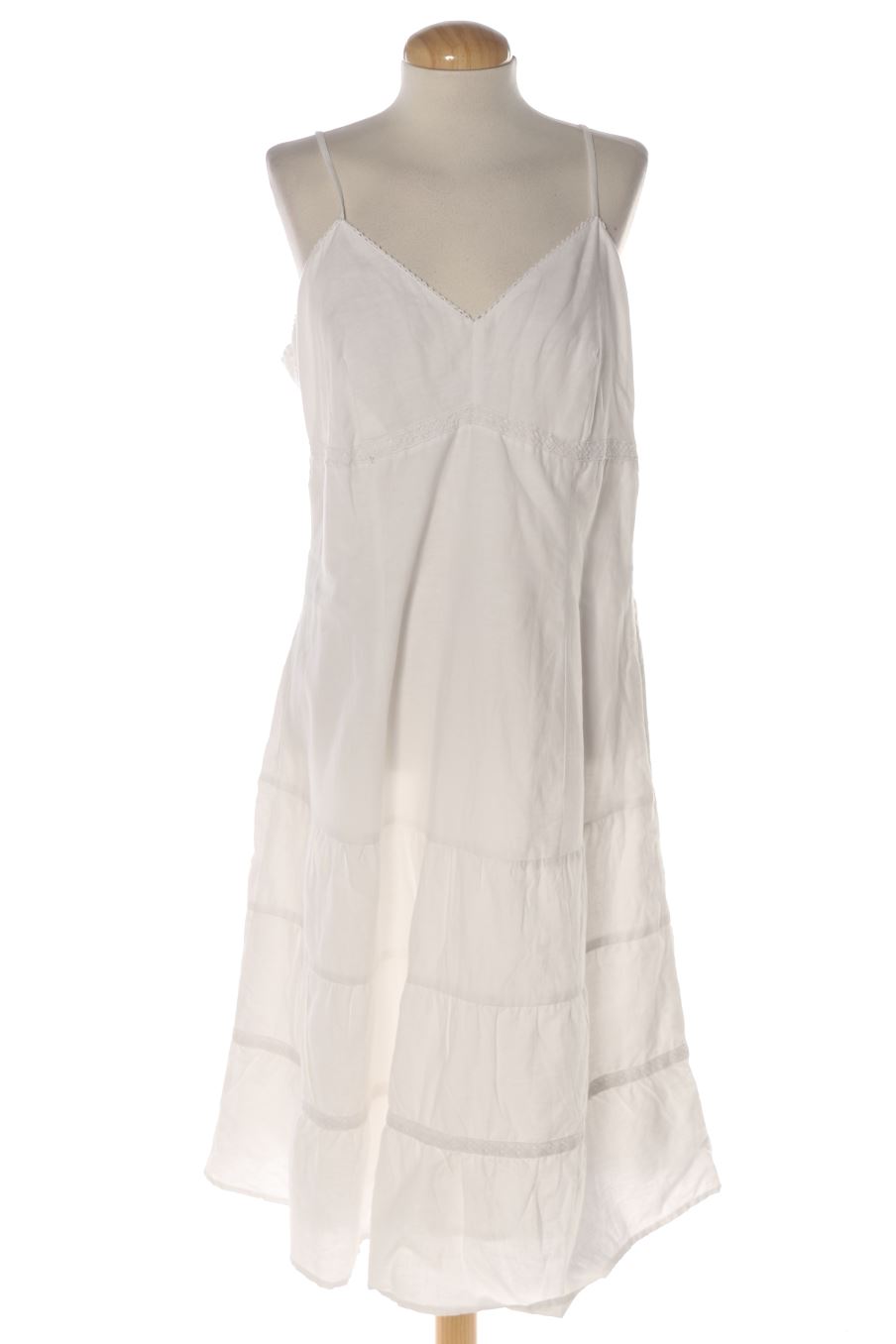 Robe casual Tom tailor de la taille 42, de couleur blanc