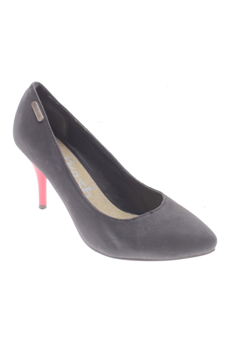 Zapatos de tacon de Refresh de la talla 38, de color negro de