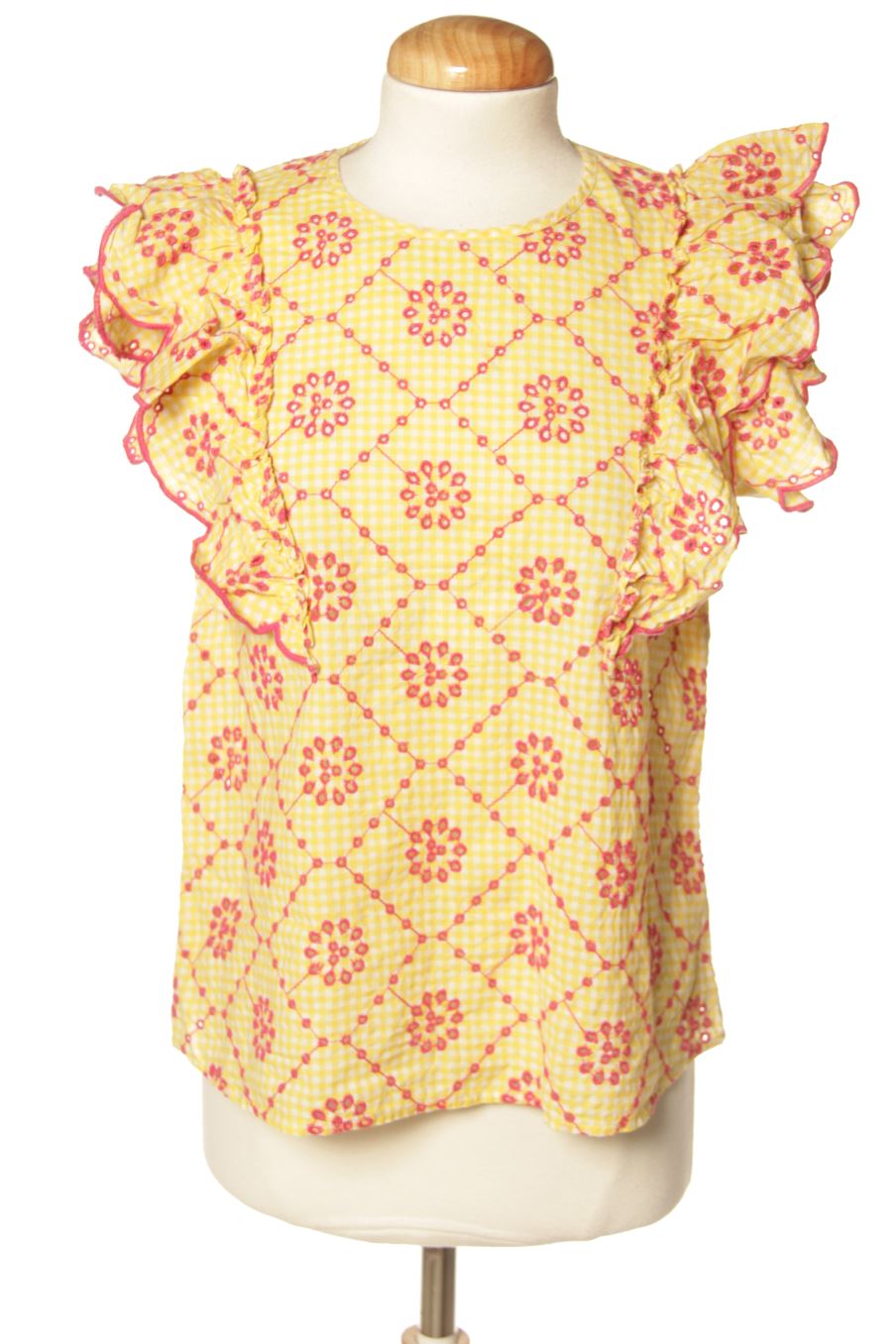 Blusa de manga corta de Mademoiselle R de la talla M, de color estampado
