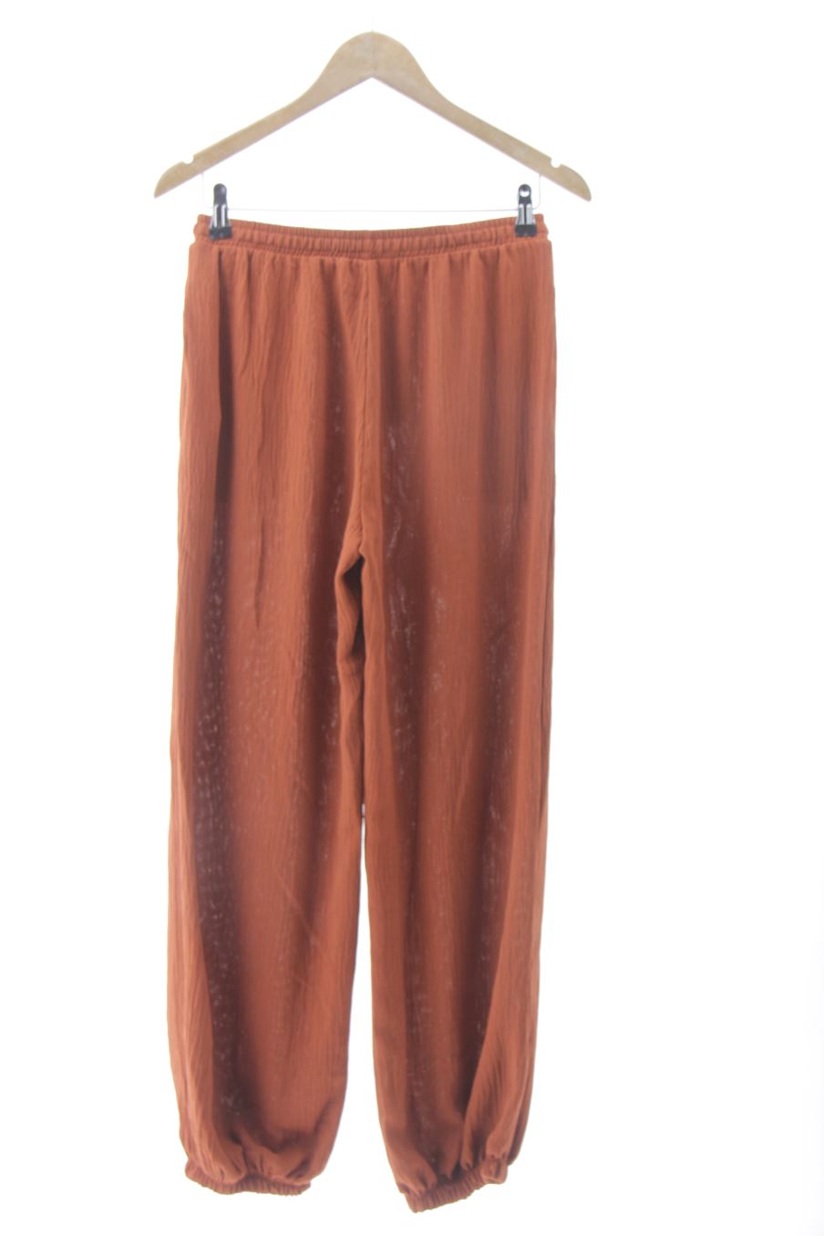 Pantalón Casual de Zara de la talla S, de color marrón
