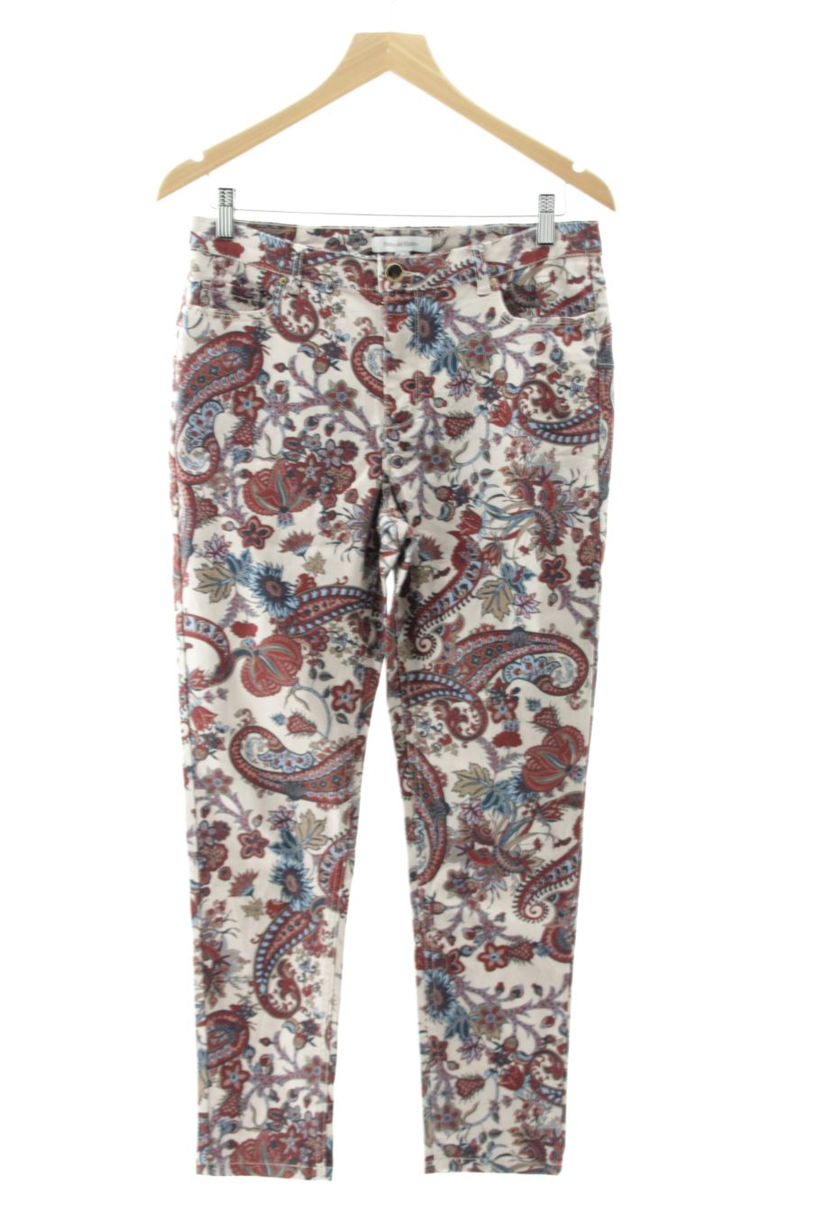 Jeans Pedro del Hierro de la taille 42, de couleur fleurs de denim