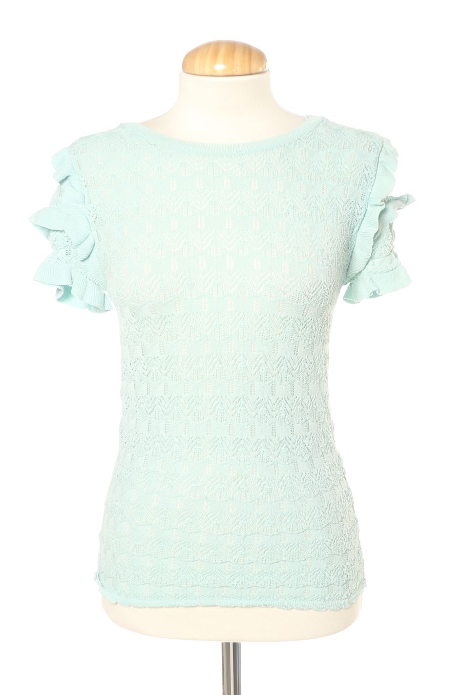 Pull Zara de la taille M, de couleur bleu