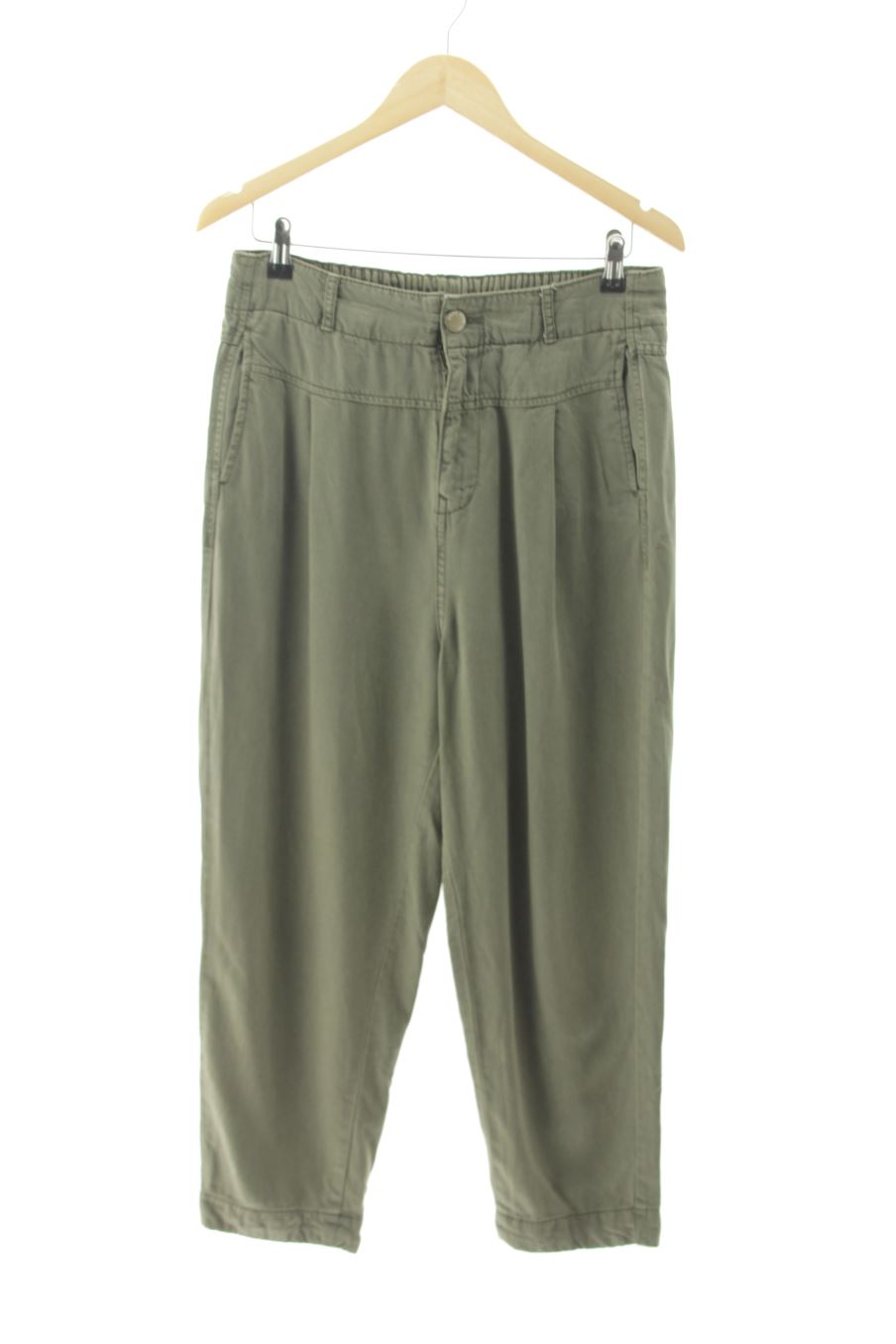 Pantaloni casual de Sfera de la talla 38, de color verde