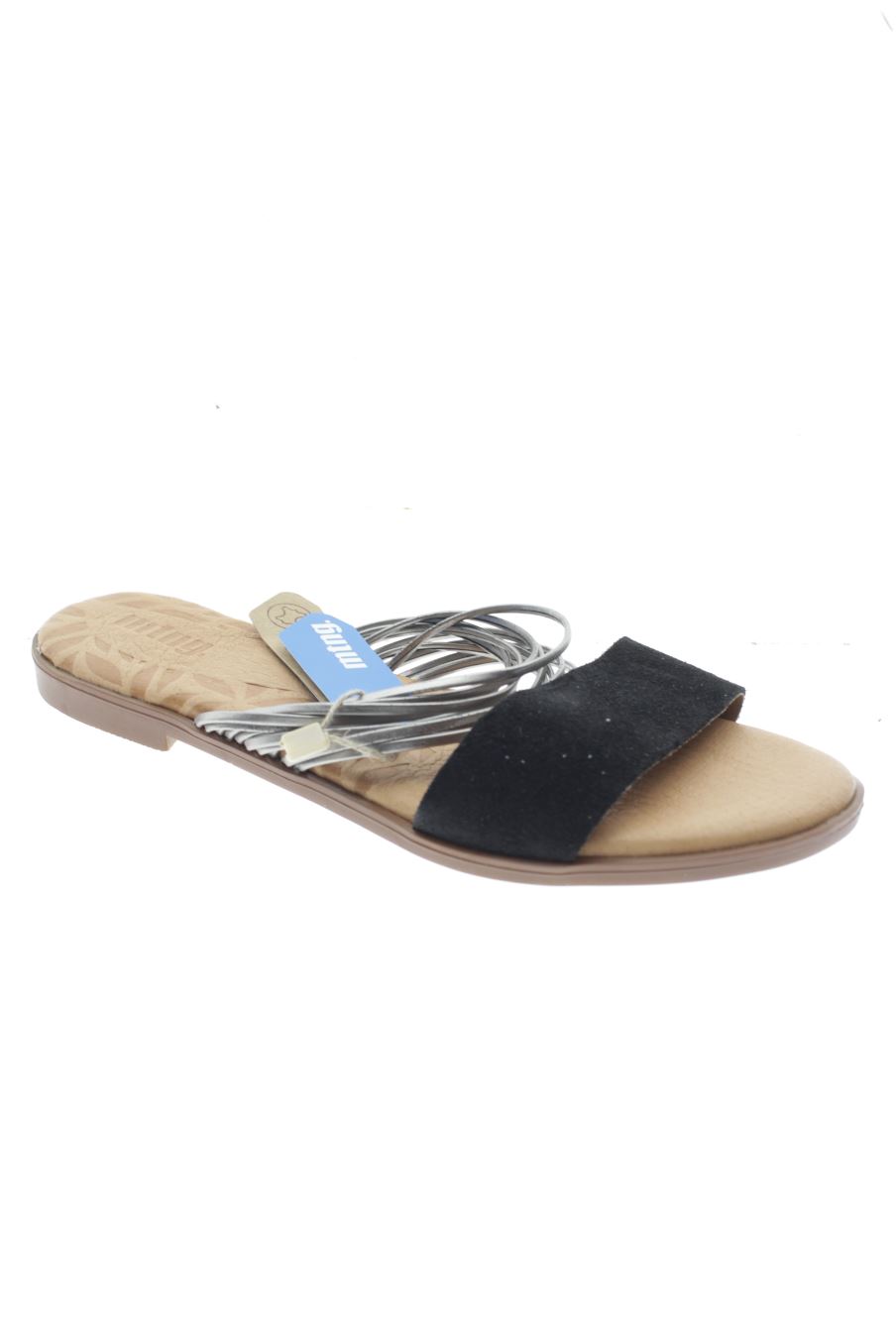 Sandalias planas de Mtng de la talla 39, de color negro de