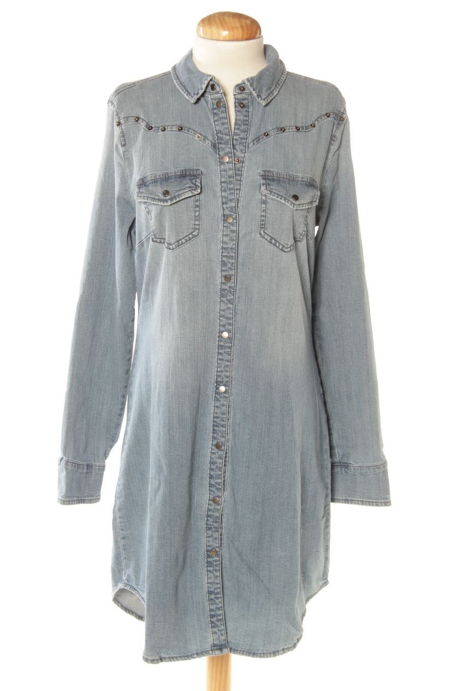 Robe casual Only de la taille 38, de couleur bleu de denim