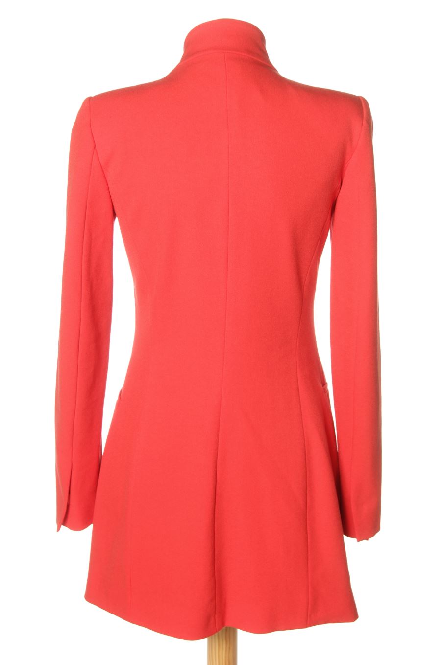 Manteau Zara Imprimé Léopard Noir Et Blanc - Taille XS - Occasion En Très Bon état - Style Pardessus Chic