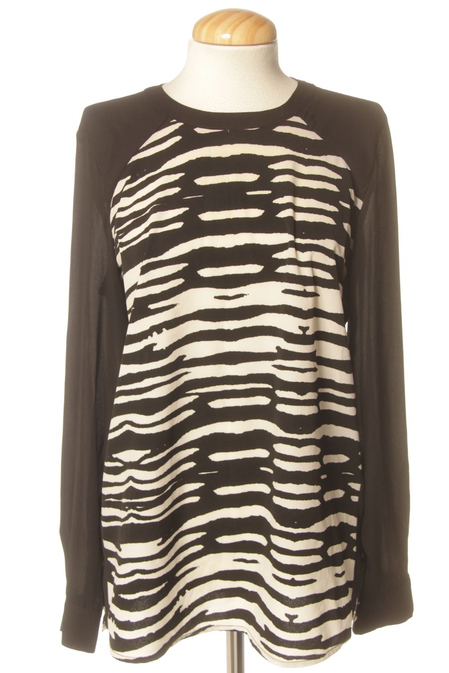 Blusa a maniche lunghe de Mango de la talla M, de color stampa animalier