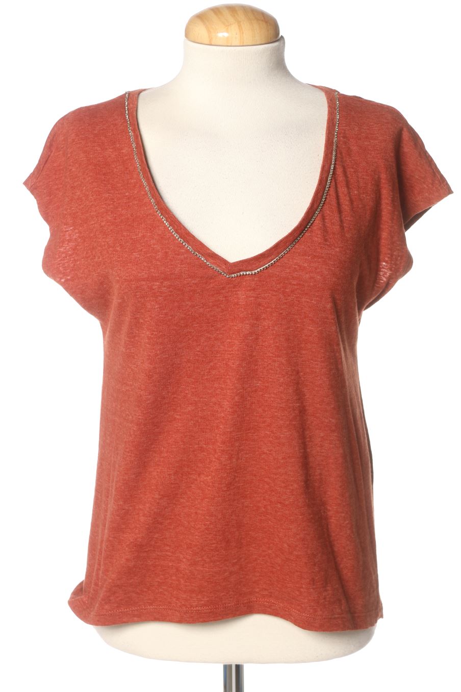 Top de Only de la talla S, de color naranja