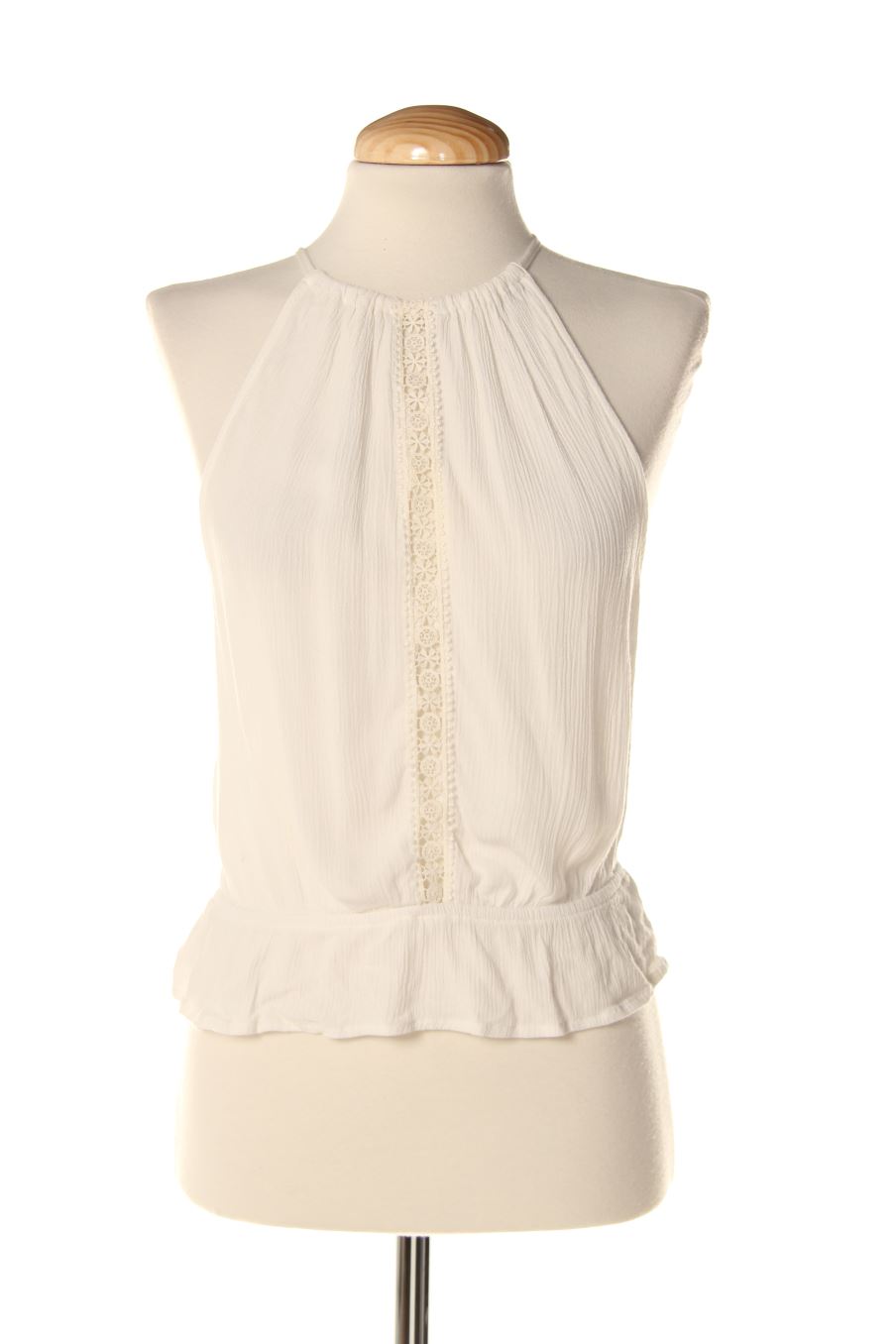 Top de H&M de la talla 36, de color blanco