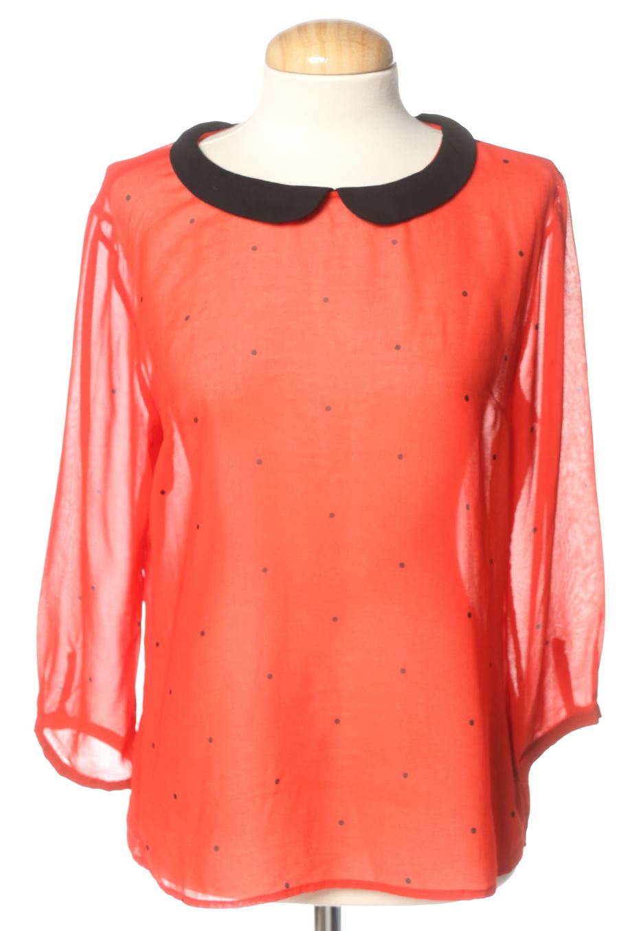 Blusa a maniche lunghe de Bershka de la talla L, de color rosso