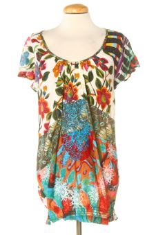 Blouse à manches courtes L Desigual