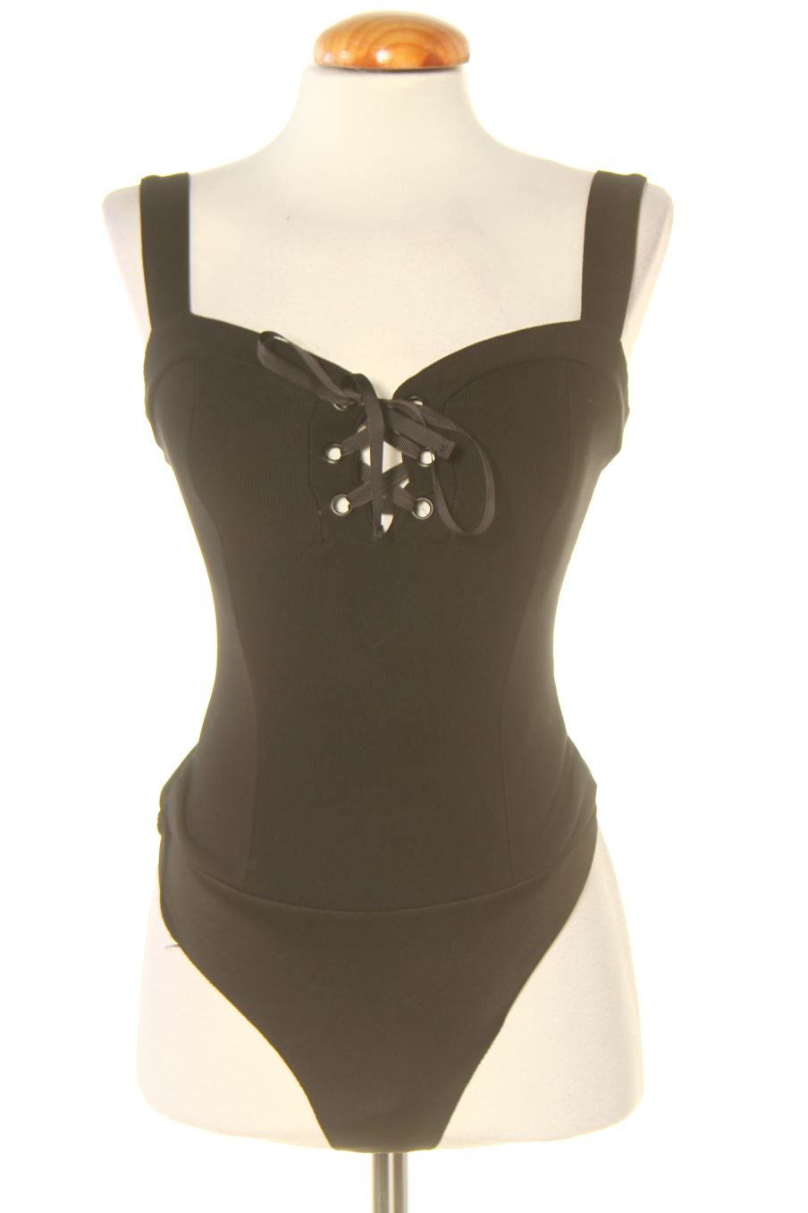 Body von Bershka Größe S, Farbe Schwarz, für