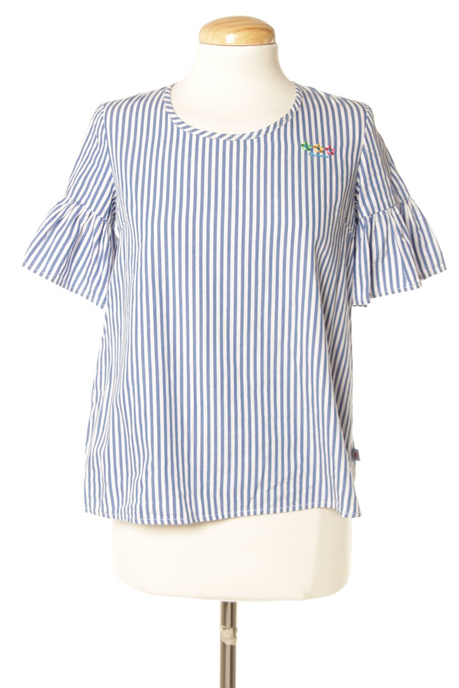 Blouse à manches courtes Rosalita Mc Gee de la taille XS, de couleur rayures