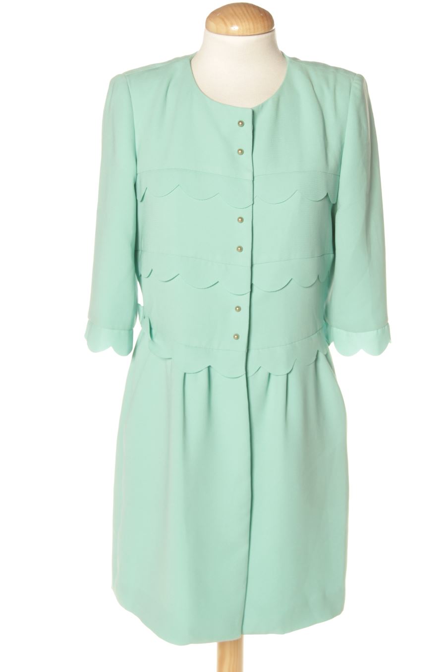 Manteau Alba Conde de la taille M, de couleur turquoise