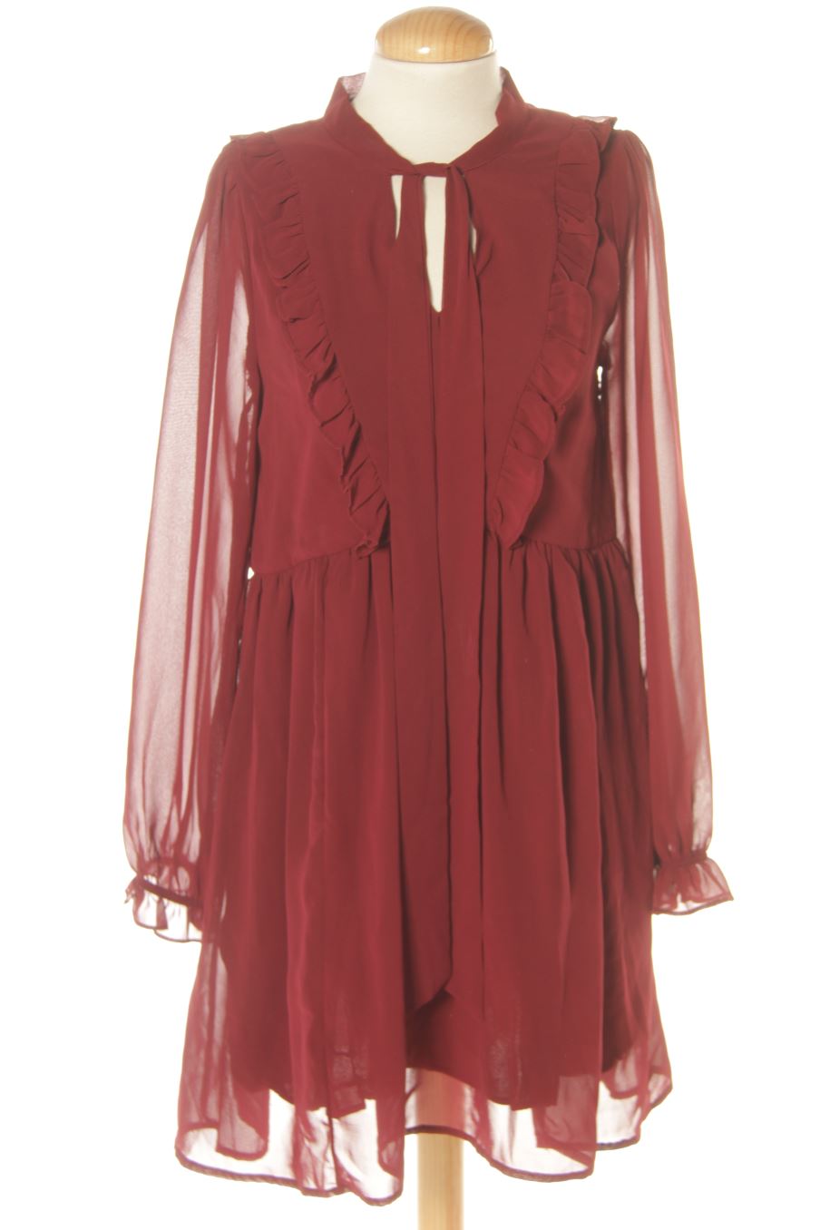 Robe casual Brave Soul de la taille S, de couleur bordeaux