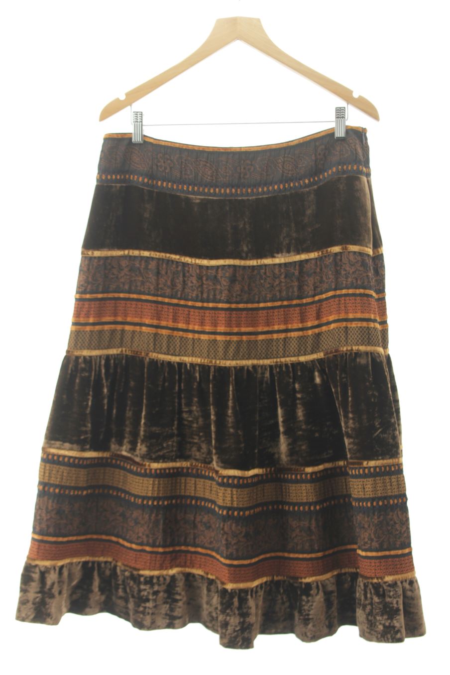 Jupe Lasserre de la taille 46, de couleur marron