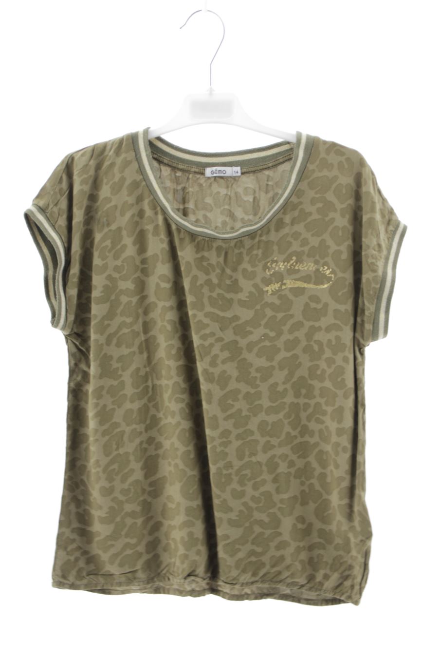 Blouse à manches courtes Gémo de la taille 14 ans de seconde main