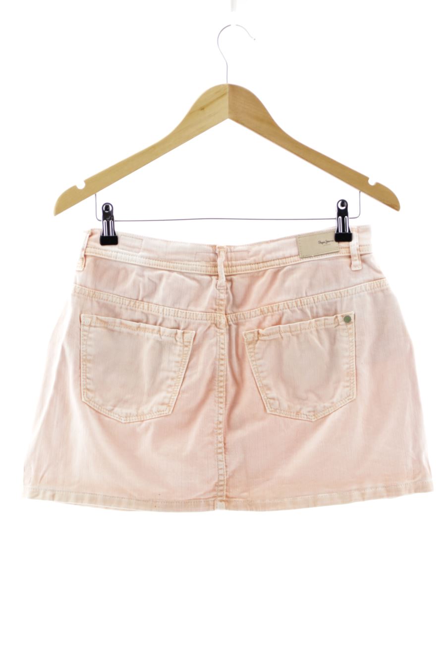 Jupe Pepe Jeans de la taille M, de couleur beige de denim