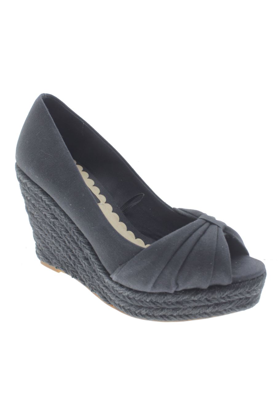Plataformas de Mango de la talla 37, de color negro de