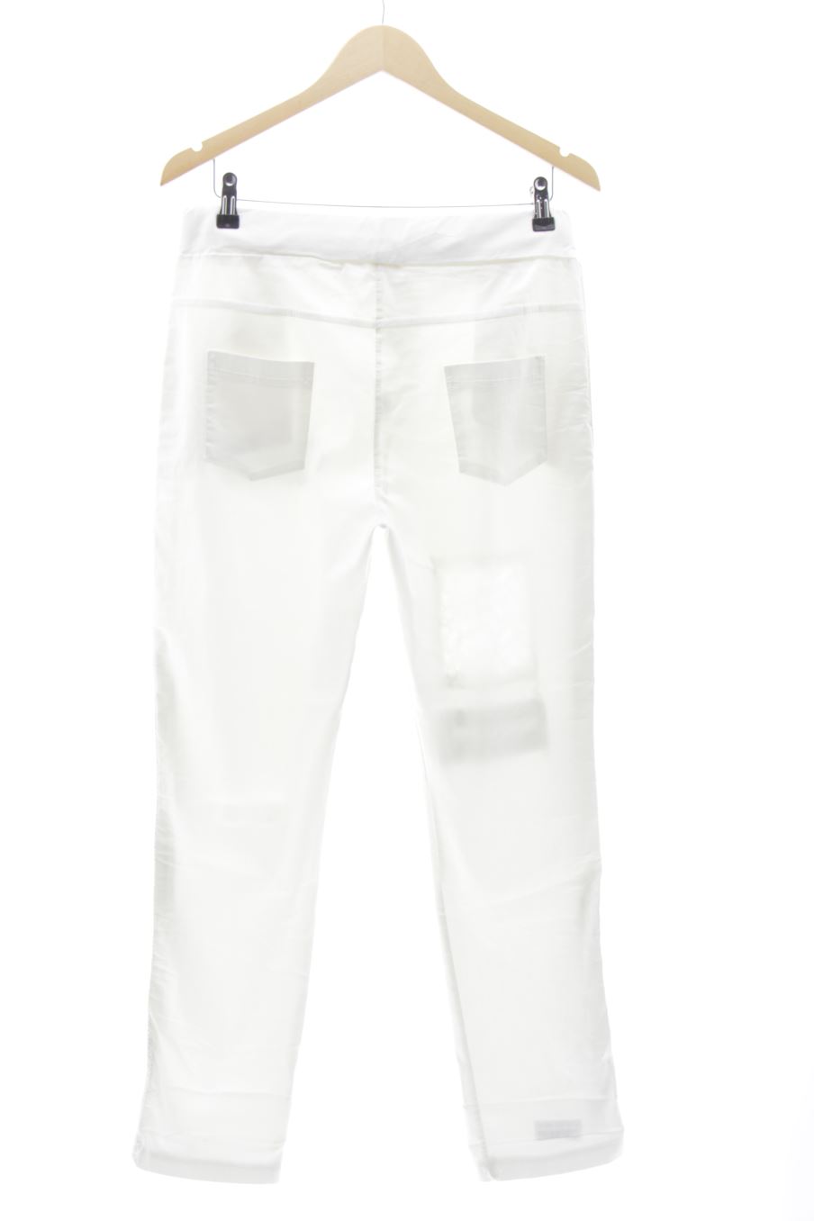 Pantalón Casual de Made with love de la talla 40, de color blanco
