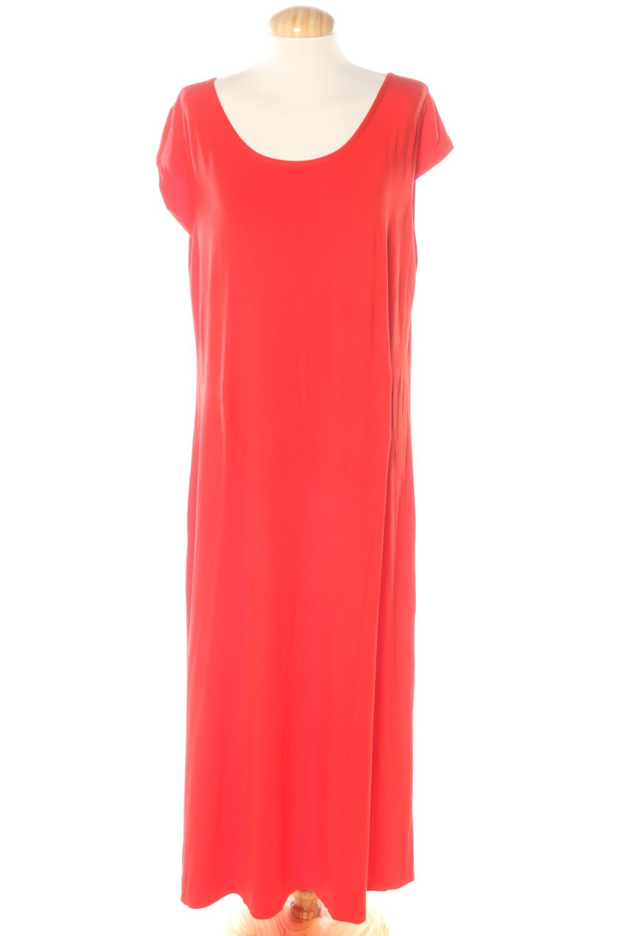 Robe casual Venca de la taille XL, de couleur rouge