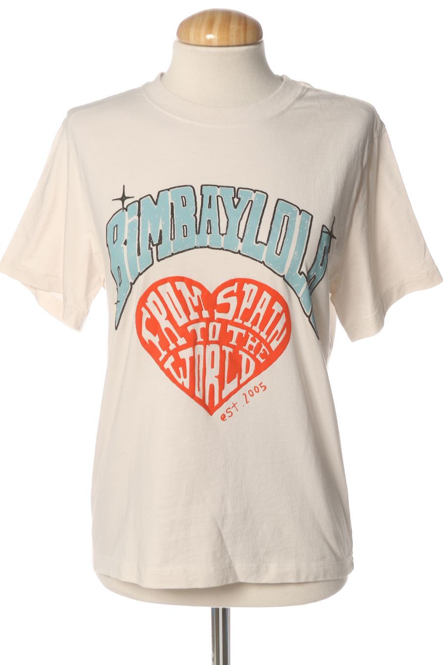 Camiseta de BIMBA Y LOLA de la talla S, de color blanco