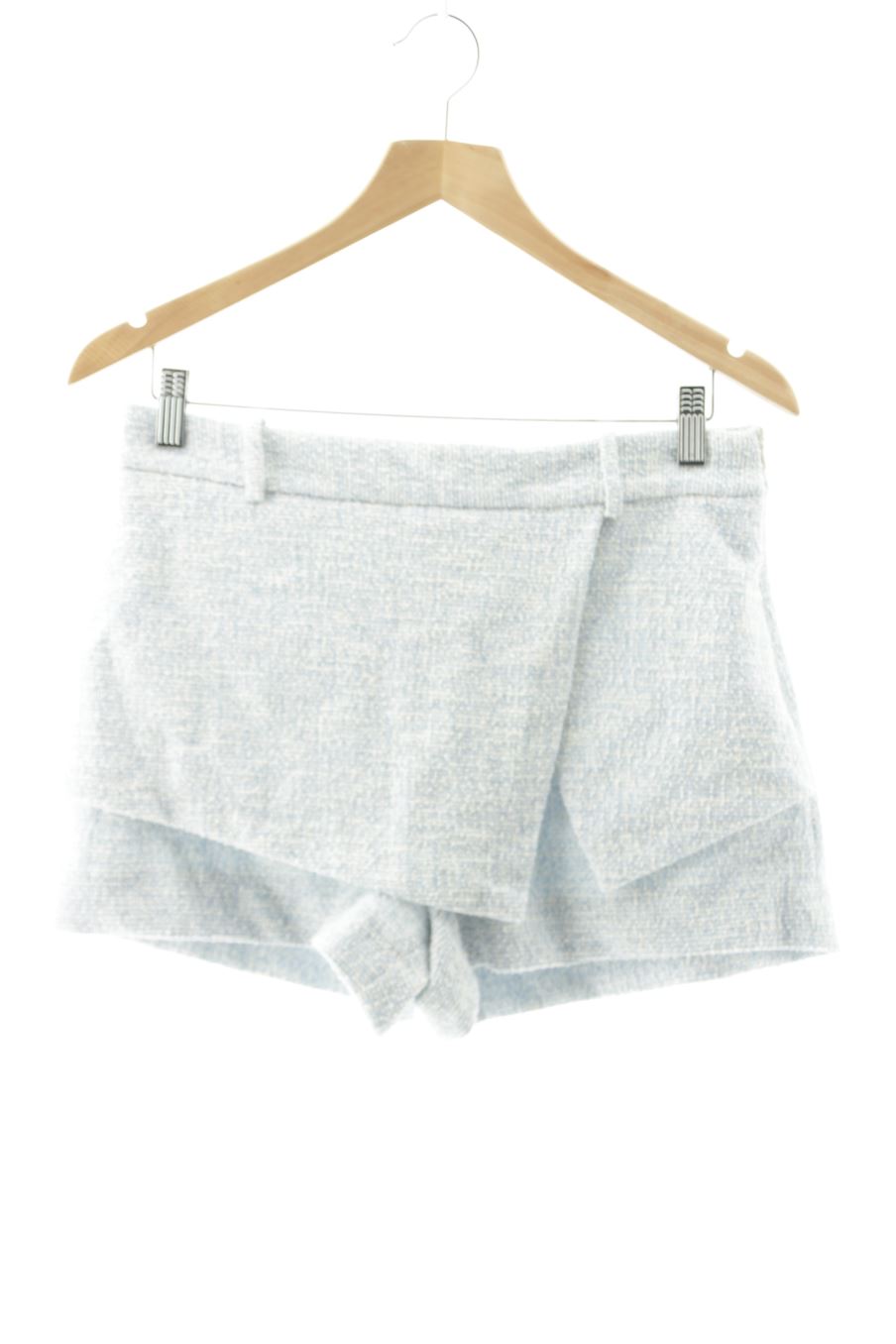 Pantalón corto de Zara de la talla M, de color azul