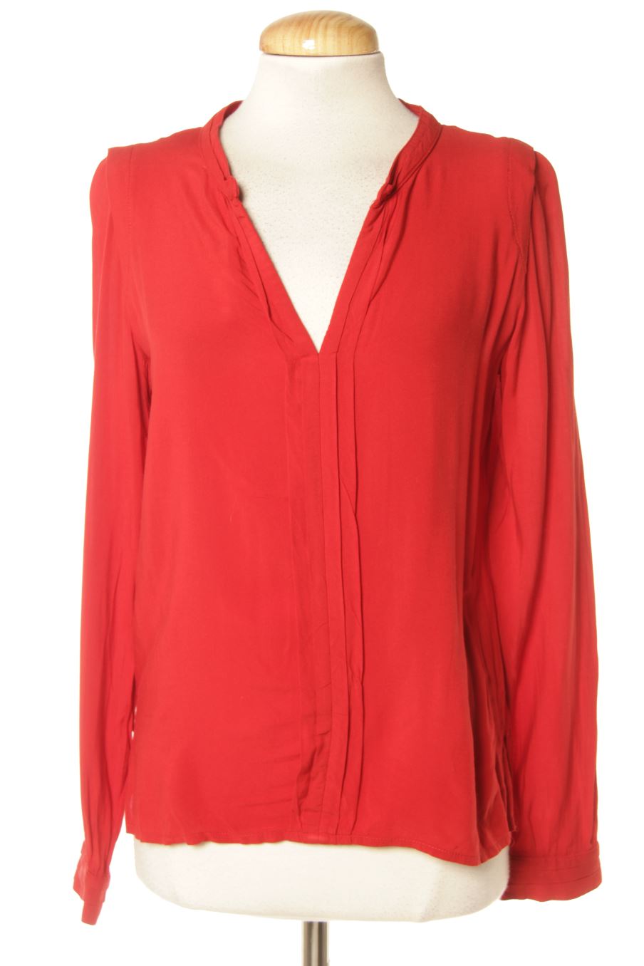 Blusa a maniche lunghe de Mango de la talla XS, de color rosso
