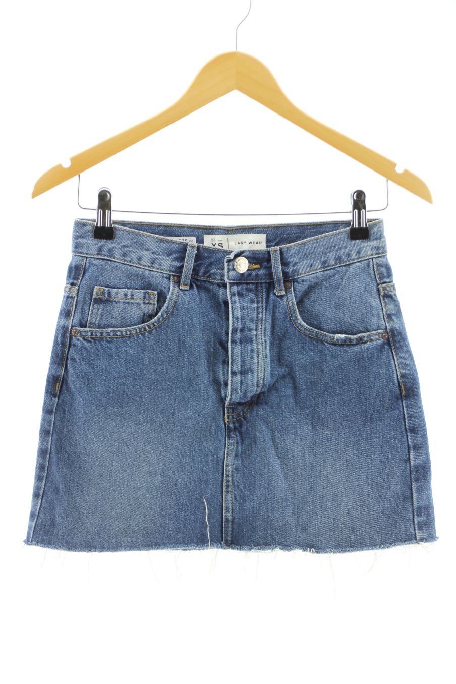 Jupe Easy wear de la taille XS, de couleur bleu de denim