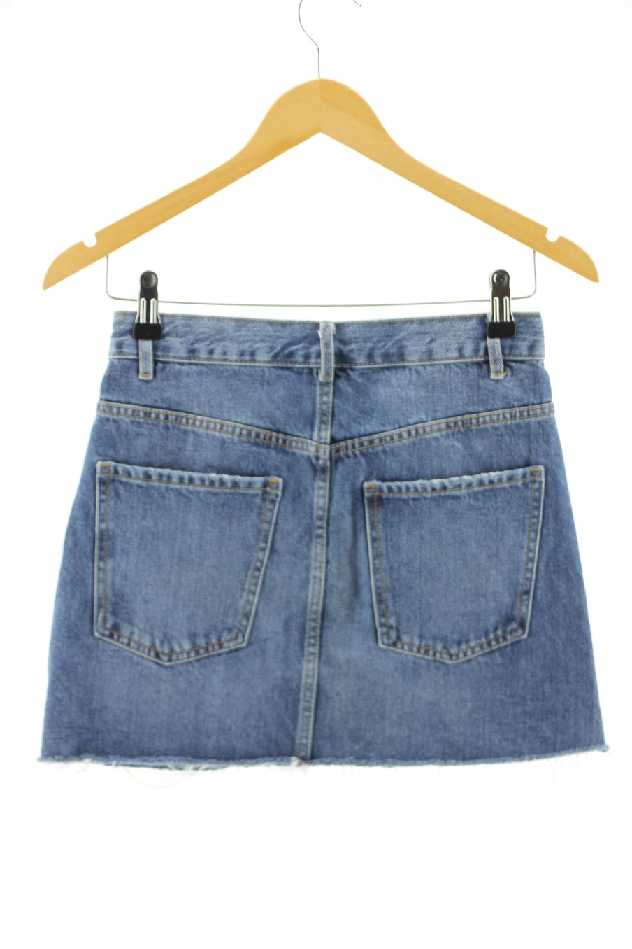 Jupe Easy wear de la taille XS, de couleur bleu de denim