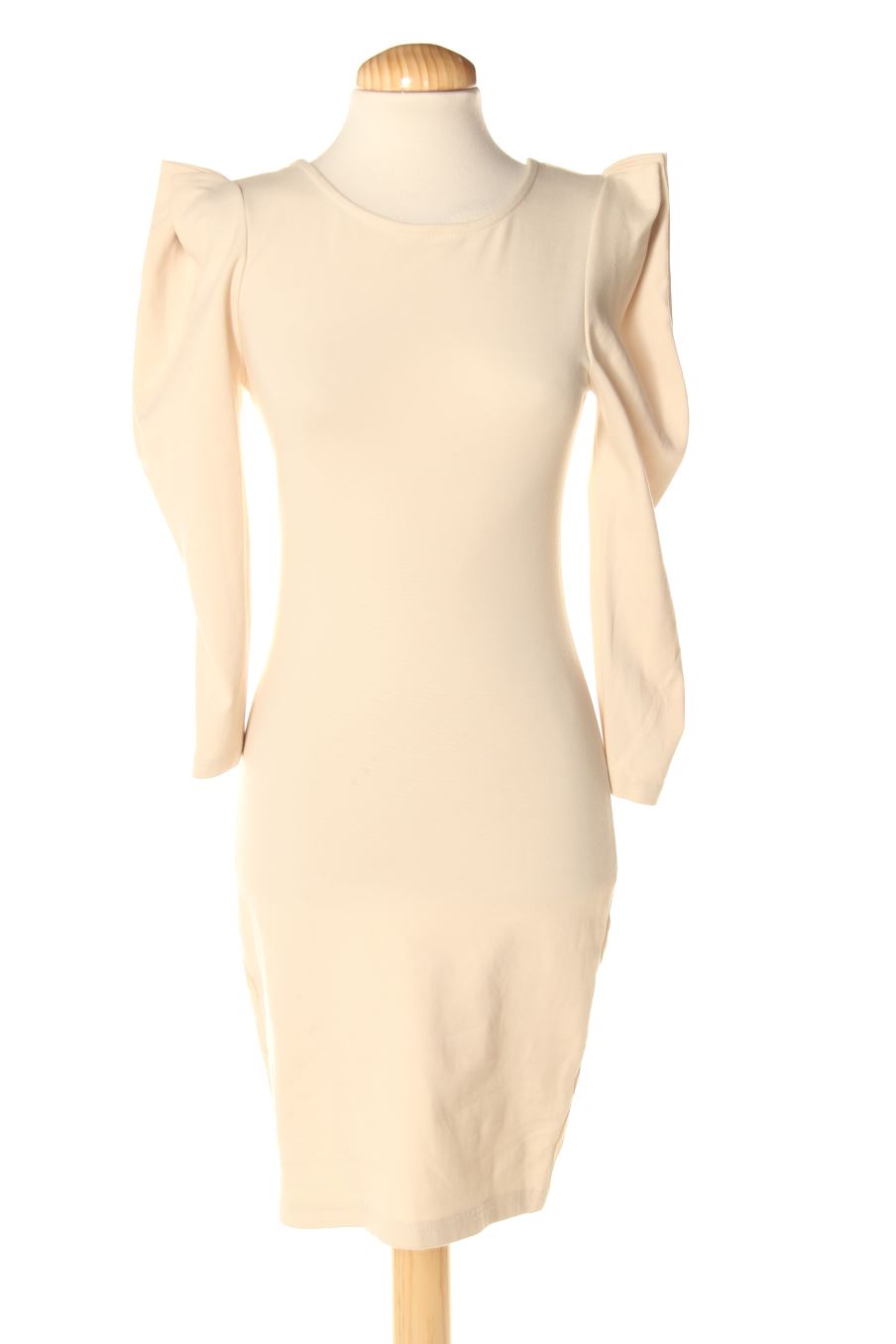 Robe casual H&M de la taille 36, de couleur beige