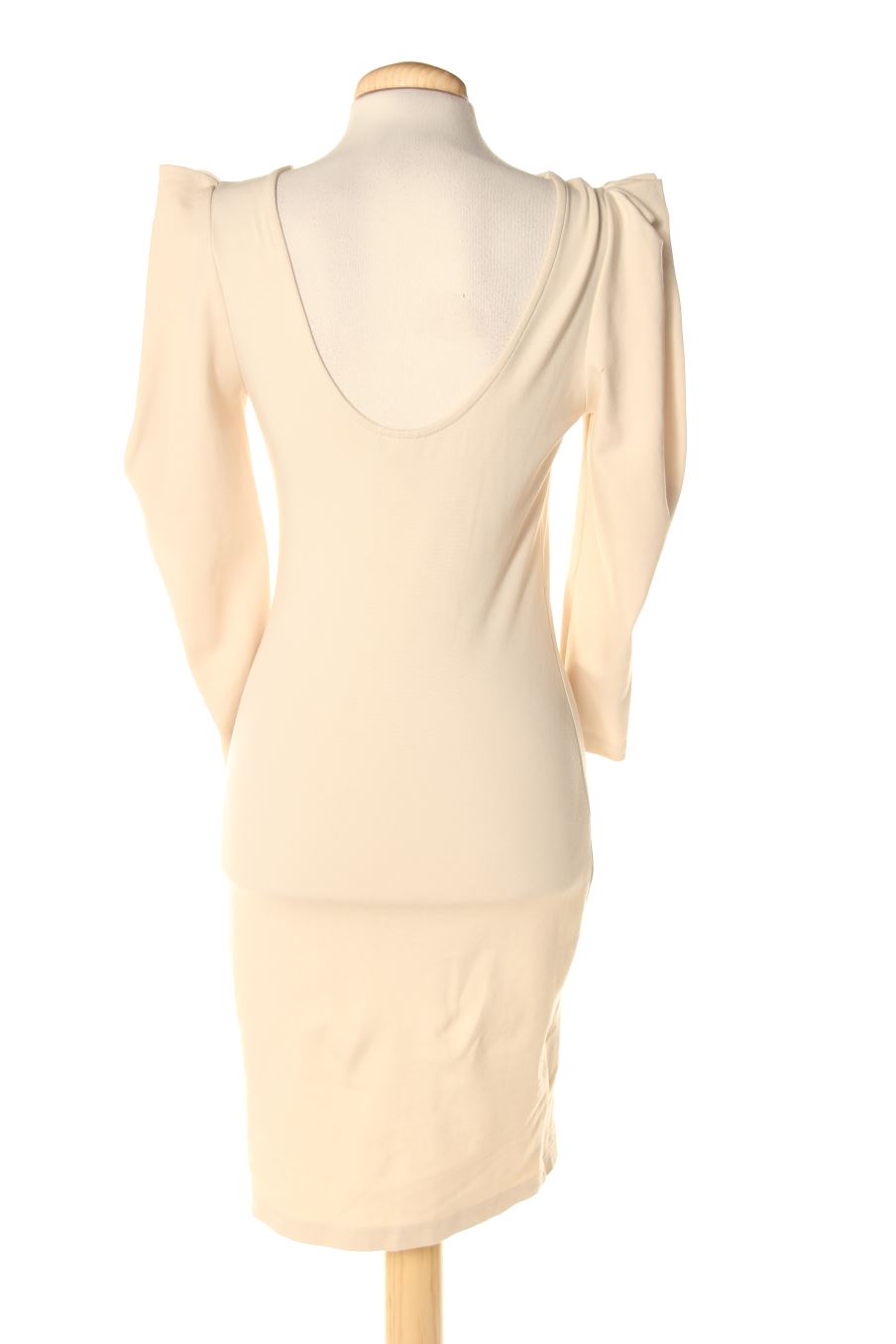 Robe casual H&M de la taille 36, de couleur beige