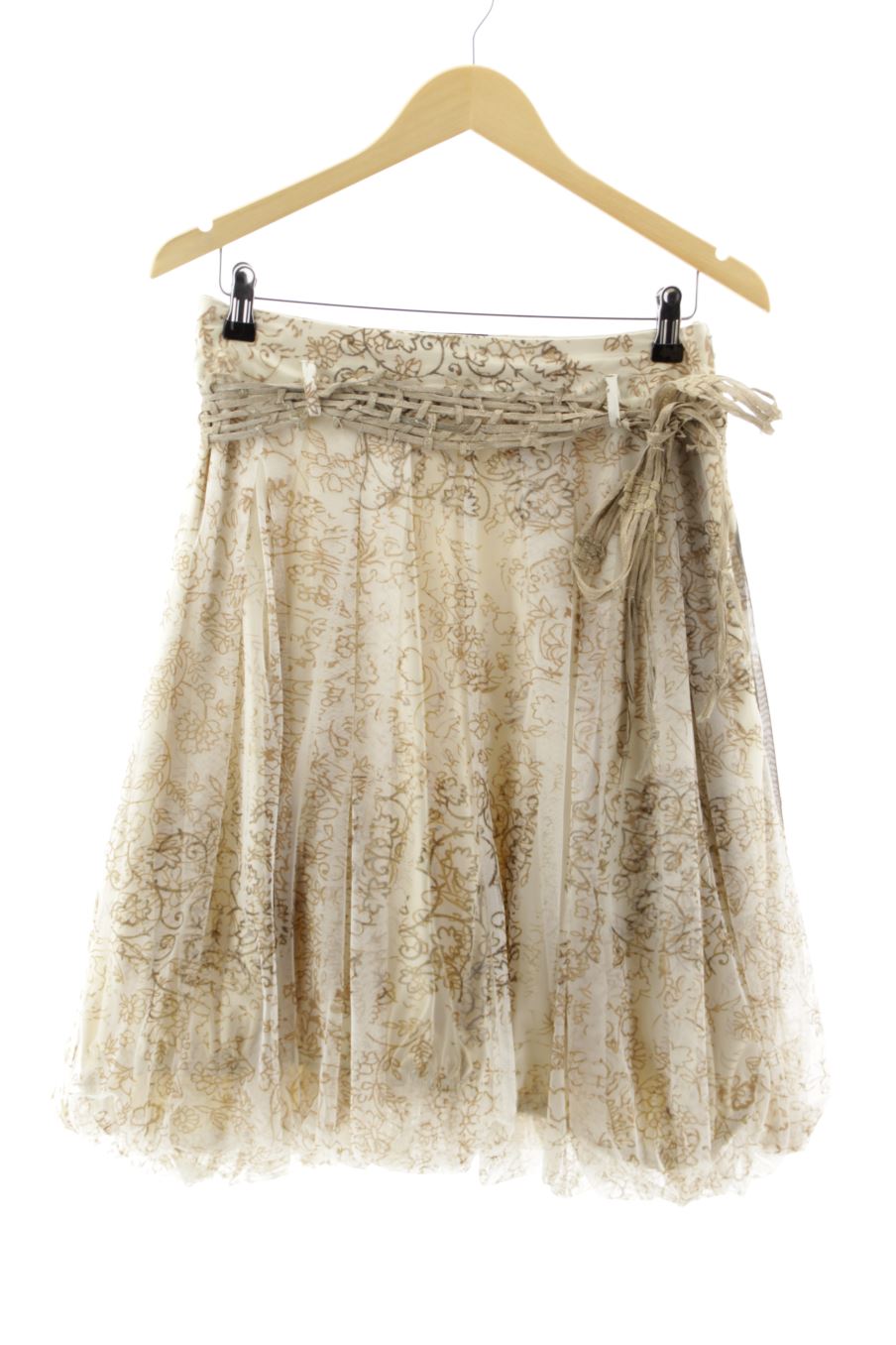 Faldas de Adolfo Dominguez de la talla 40, de color beige