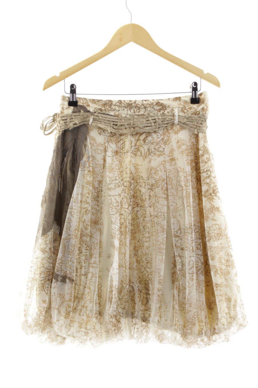 Faldas de Adolfo Dominguez de la talla 40, de color beige