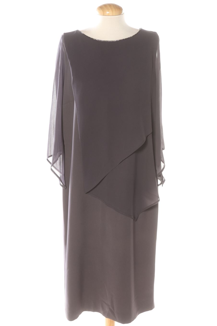Aufwändiges Kleid von Elena miro Größe XL, Farbe Grau, für