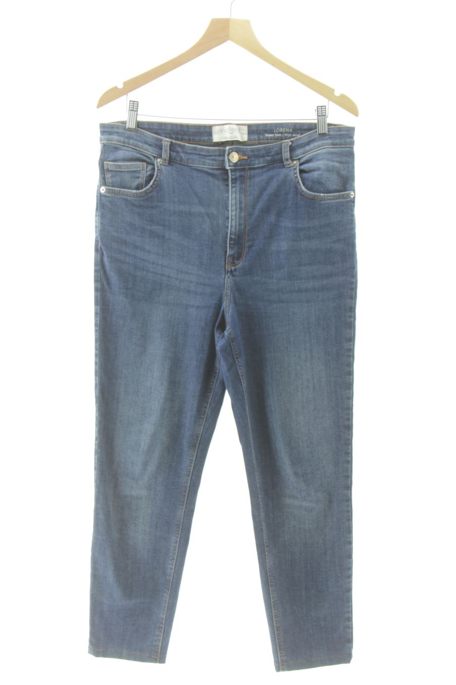 Jeans Violeta (by Mango ) de la taille 48, de couleur bleu de denim