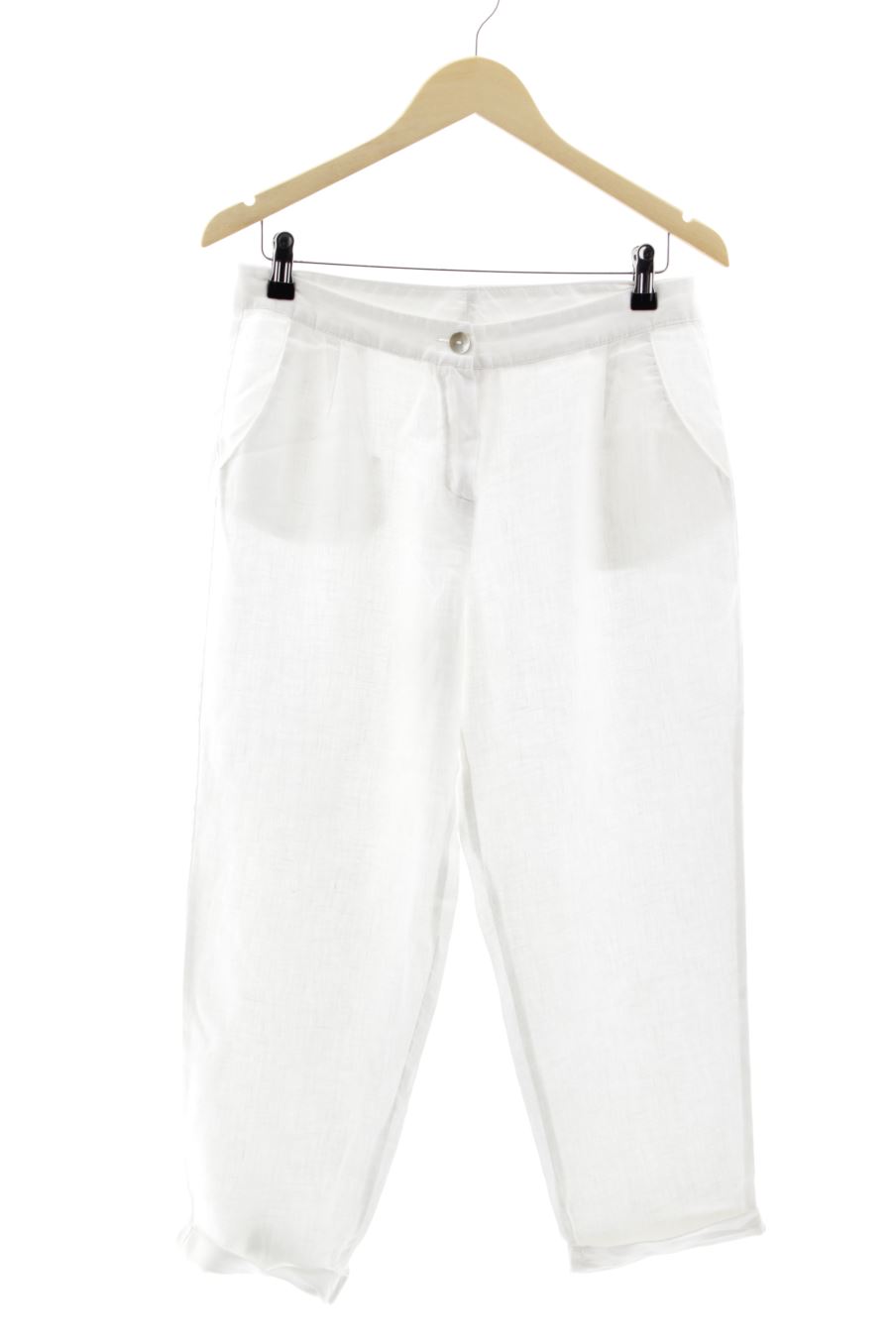 Pantalones de PERCENTIL de la talla 38, de color blanco