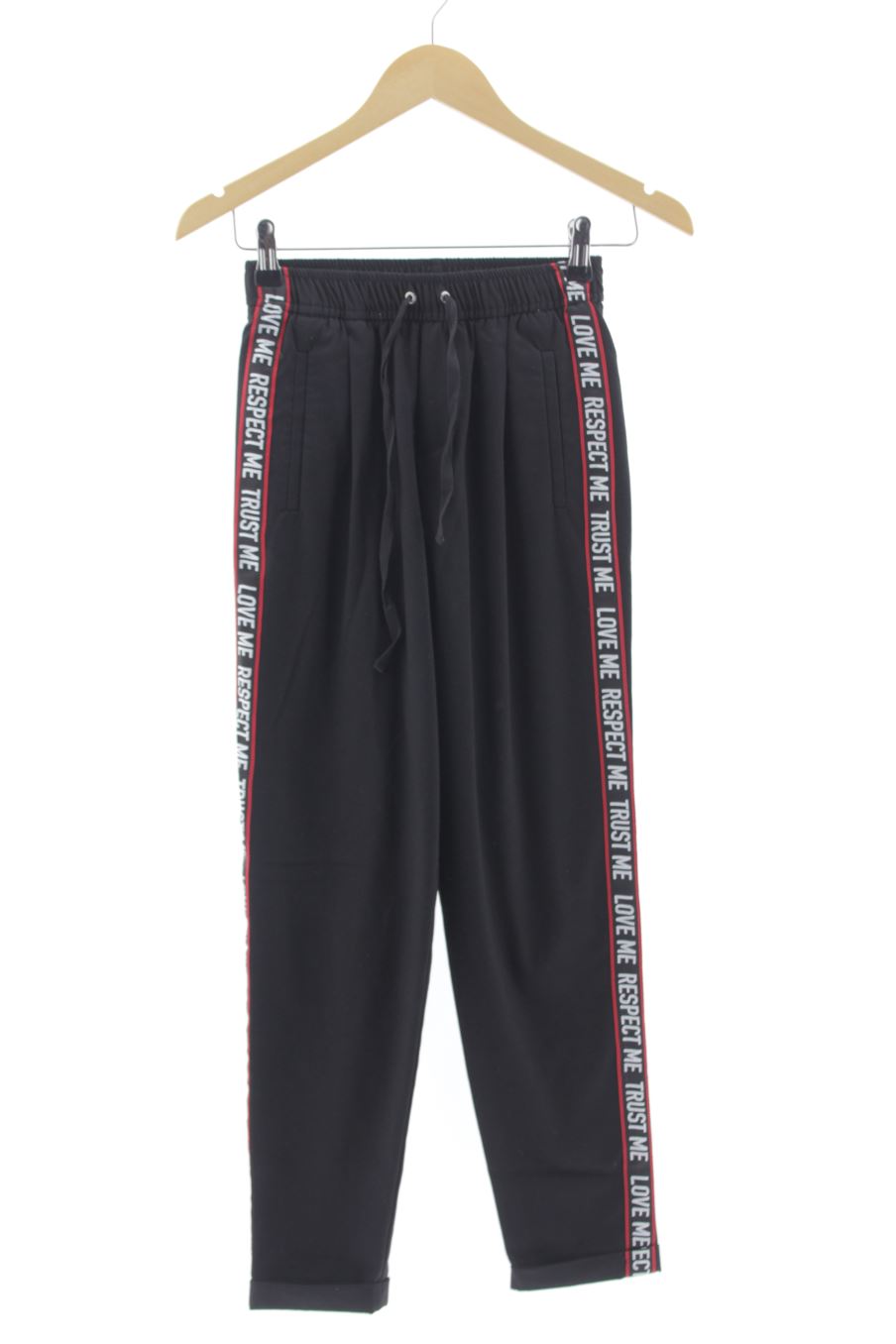 Pantalón de Bershka de la talla XS, de color negro