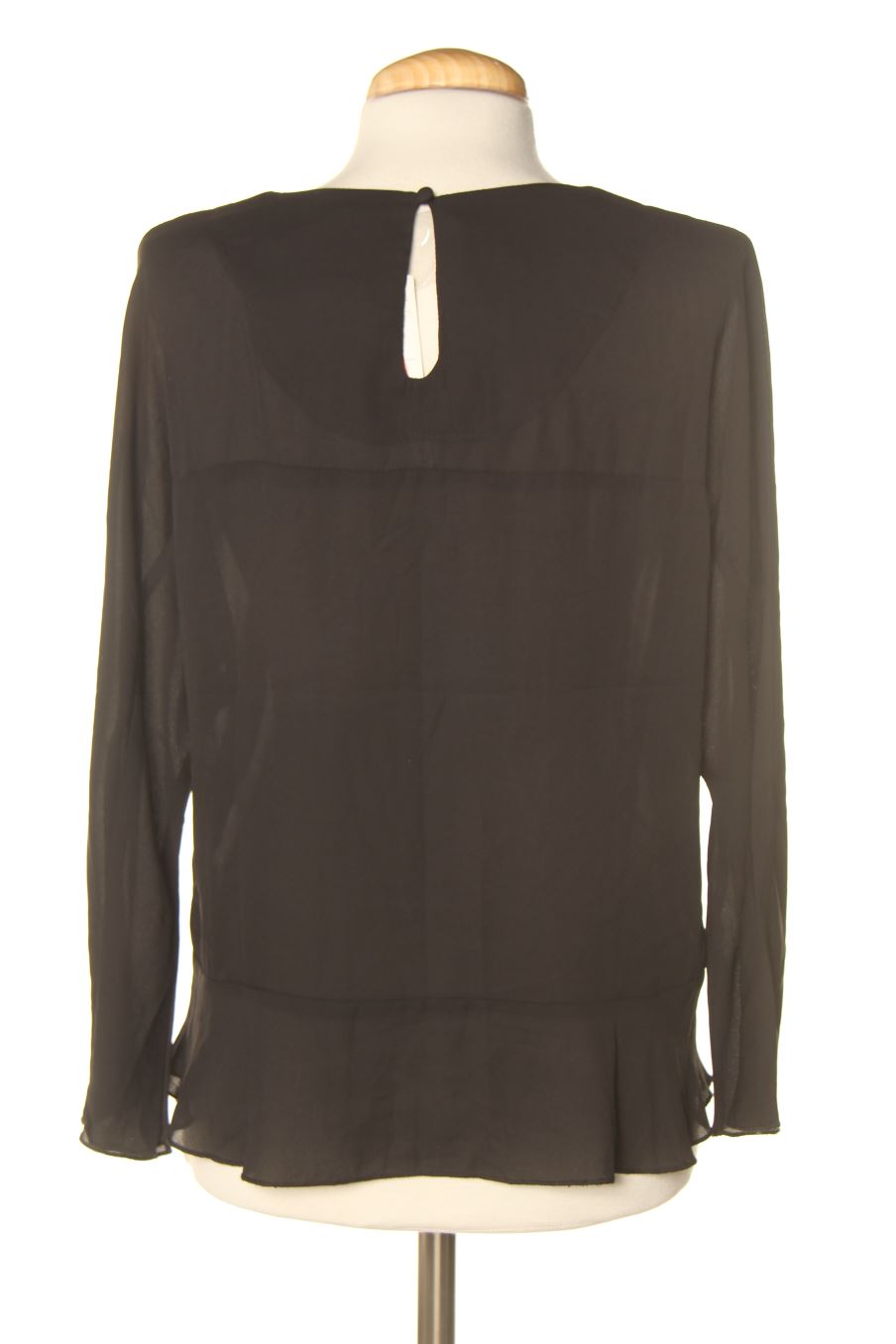 Blouse à manches longues Okeysi de la taille M, de couleur noir