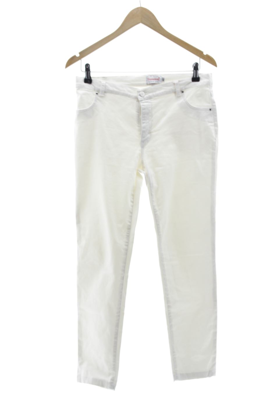 Jeans Tentazioni de la taille 42, de couleur blanc de denim