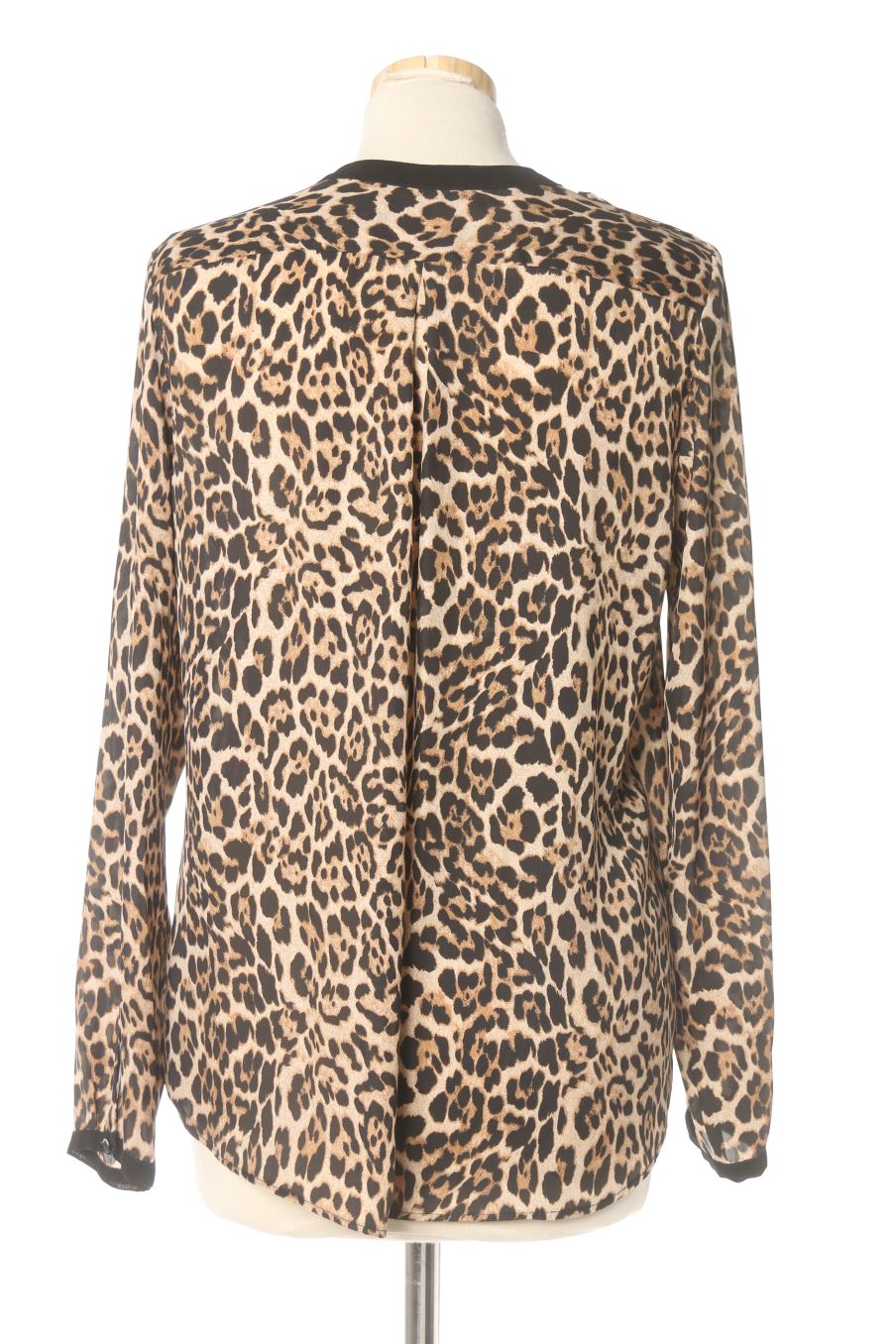 Blouse à manches longues Zara de la taille S, de couleur animal print