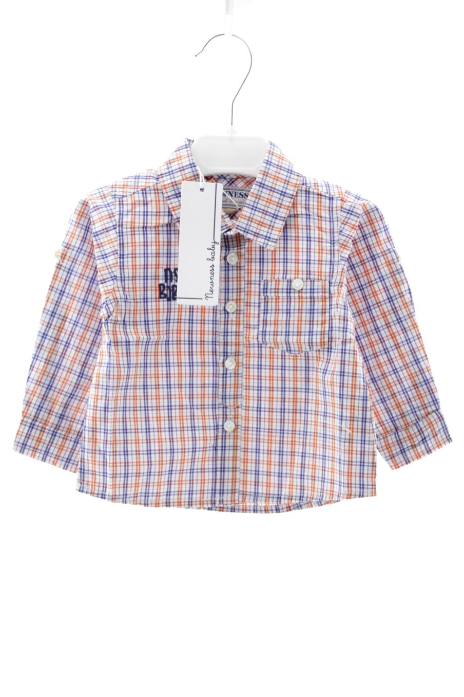 Chemise manches longues Newness de la taille 6 mois avec une étiquette